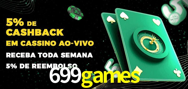 Promoções do cassino ao Vivo 699games